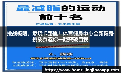 挑战极限，燃烧卡路里！体育健身中心全新健身挑战赛邀你一起突破自我